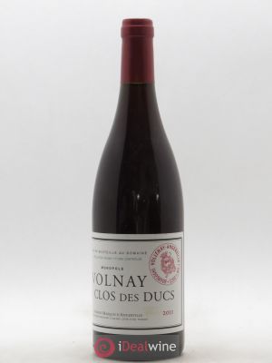 Volnay 1er Cru Clos des Ducs Marquis d'Angerville (Domaine)  2011 - Lot of 1 Bottle