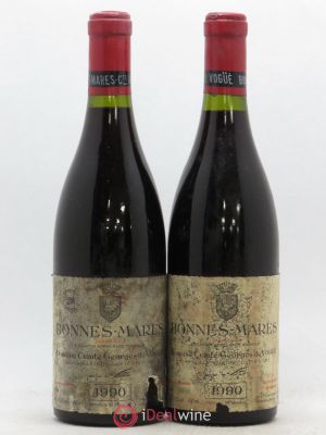 Bonnes-Mares Grand Cru Domaine Comte Georges de Vogüé  1990 - Lot of 2 Bottles