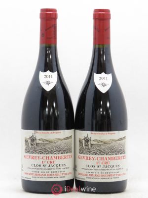 Gevrey-Chambertin 1er Cru Clos Saint-Jacques Armand Rousseau (Domaine)  2011 - Lot of 2 Bottles