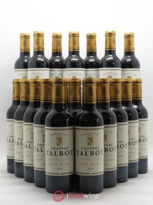 Château Talbot 4ème Grand Cru Classé  2016 - Lot de 24 Demi-bouteilles