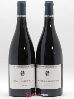 Chambolle-Musigny 1er Cru Les Charmes Michele & Patrice Rion 2015 - Lot of 2 Bottles