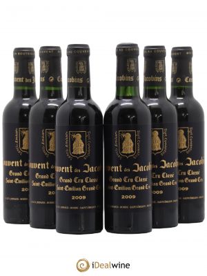 Château Couvent des Jacobins Grand Cru Classé  2009 - Lot of 6 Half-bottles