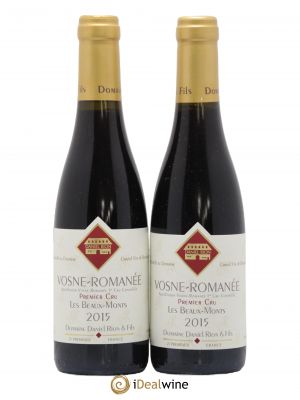 Vosne-Romanée 1er Cru Les Beaux Monts Daniel Rion (no reserve) 2015 - Lot of 2 Half-bottles