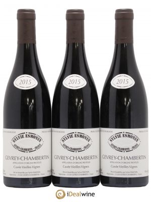 Gevrey-Chambertin Vieilles Vignes Sylvie Esmonin  2015 - Lot de 3 Bouteilles