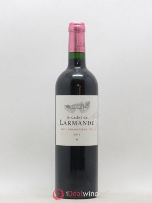 Saint-Émilion Grand Cru Le Cadet de Larmande (no reserve) 2014 - Lot of 1 Bottle