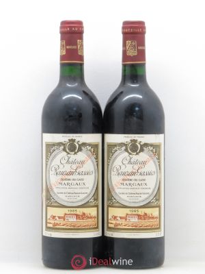 Château Rauzan-Gassies 2ème Grand Cru Classé  1985 - Lot of 2 Bottles