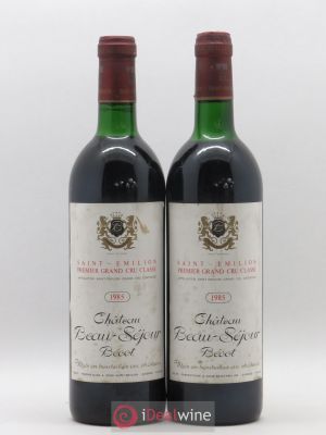 Château Beau-Séjour Bécot 1er Grand Cru Classé B  1985 - Lot of 2 Bottles
