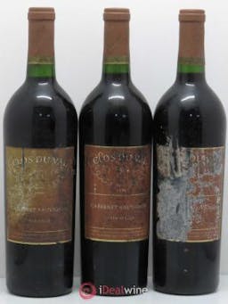 USA Clos du Val Napa Valley California Cabernet Sauvignon 1996 - Lot of 3 Bottles