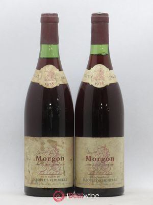 Morgon Jaboulet-Vercherre 1978 - Lot of 2 Bottles