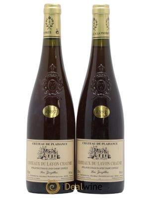 Coteaux du Layon Château de Plaisance Les Zerzilles 1997 - Lot of 2 Bottles