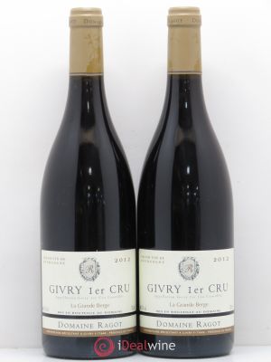 Givry 1er Cru La Grande Berge Ragot (Domaine)  2012 - Lot of 2 Bottles