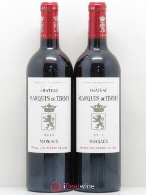 Château Marquis de Terme 4ème Grand Cru Classé  2013 - Lot of 2 Bottles