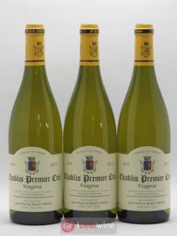 Chablis 1er Cru Vosgros Jean-Paul & Benoît Droin (Domaine) (no reserve) 2019 - Lot of 3 Bottles