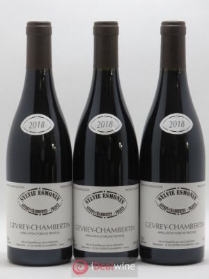 Gevrey-Chambertin Sylvie Esmonin (no reserve) 2018 - Lot of 3 Bottles