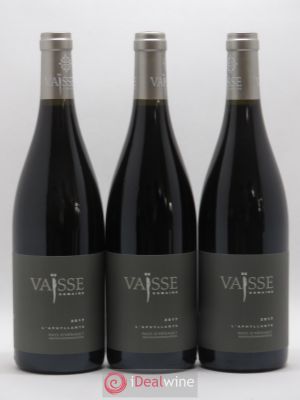 IGP Pays de l'Hérault L'Aphyllante Vaisse (Domaine) (no reserve) 2017 - Lot of 3 Bottles