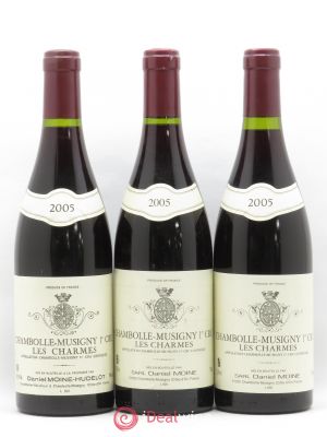 Chambolle-Musigny 1er Cru Les Charmes Domaine Moine Hudelot 2005 - Lot of 3 Bottles