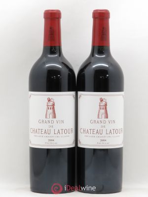 Château Latour 1er Grand Cru Classé  2004 - Lot de 2 Bouteilles