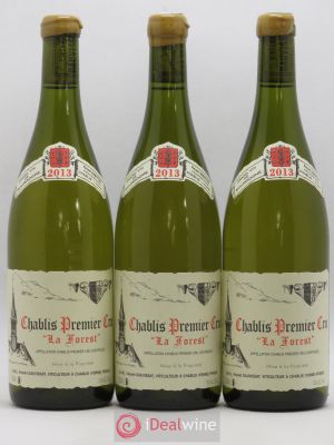 Chablis 1er Cru La Forest René et Vincent Dauvissat  2013 - Lot of 3 Bottles