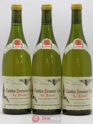 Chablis 1er Cru La Forest René et Vincent Dauvissat  2009 - Lot of 3 Bottles