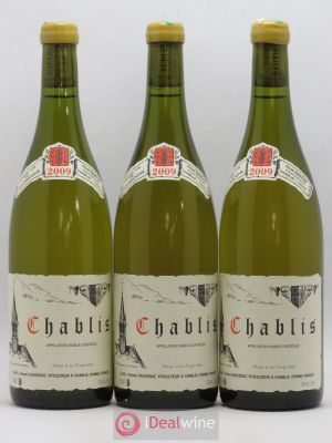 Chablis René et Vincent Dauvissat  2009 - Lot of 3 Bottles