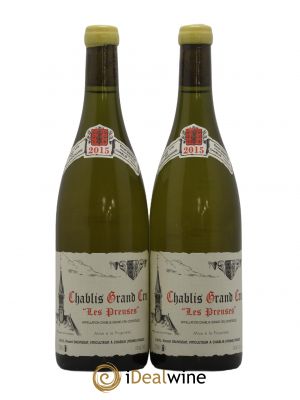 Chablis Grand Cru Les Preuses Vincent Dauvissat (Domaine)  2015 - Lot of 2 Bottles