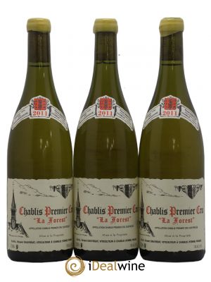 Chablis 1er Cru La Forest Vincent Dauvissat (Domaine)  2011 - Lot of 3 Bottles