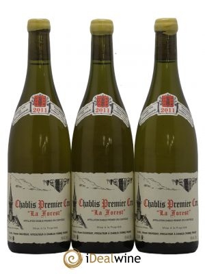 Chablis 1er Cru La Forest Vincent Dauvissat (Domaine)  2011 - Lot of 3 Bottles