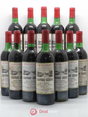 Château Ségur Cru Bourgeois (no reserve) 1978 - Lot of 12 Bottles