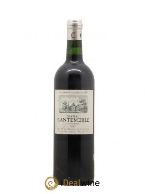 Château Cantemerle 5ème Grand Cru Classé  2015 - Lot of 1 Bottle