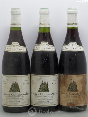 Corton Grand Cru Pierre André 1992 - Lot of 3 Bottles