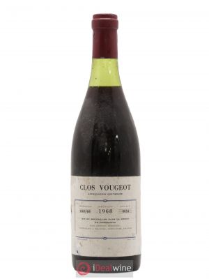 Clos de Vougeot Grand Cru Léonce Bocquet 1968 - Lot de 1 Bouteille