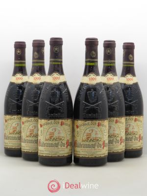 Châteauneuf-du-Pape Bosquet des papes 1999 - Lot of 6 Bottles