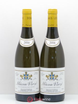Mâcon Verzé Domaine Leflaive  2014 - Lot of 2 Bottles