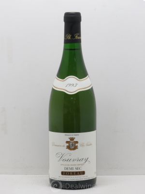 Vouvray Sec Clos Naudin - Philippe Foreau Demi sec  1993 - Lot of 1 Bottle