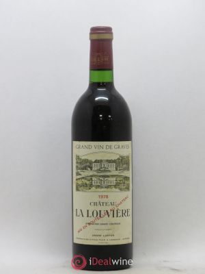 Château la Louvière  1978 - Lot of 1 Bottle