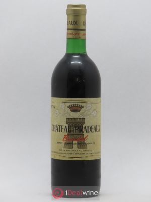 Bandol Château Pradeaux Famille Portalis  1976 - Lot of 1 Bottle
