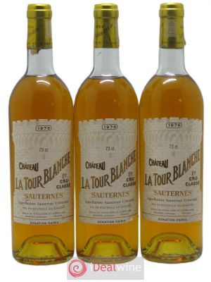 Château la Tour Blanche 1er Grand Cru Classé  1976 - Lot of 3 Bottles