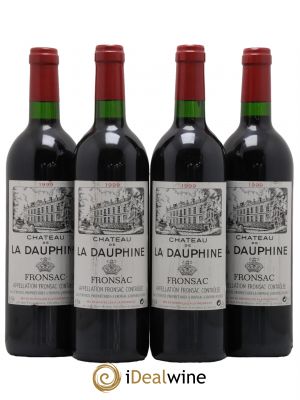 Château de La Dauphine  1999 - Lot of 4 Bottles