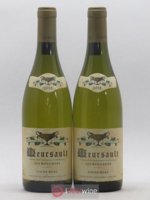 Meursault Les Rougeots Coche Dury (Domaine)  2018 - Lot of 2 Bottles