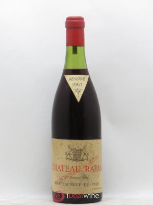 Châteauneuf-du-Pape Château Rayas Reynaud  1967 - Lot of 1 Bottle