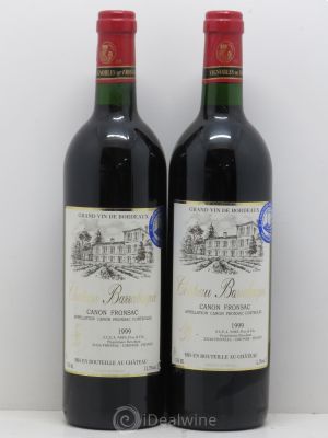 Canon-Fronsac Château Barrabaque 1999 - Lot of 2 Bottles