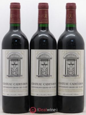 Château Cadet Bon Grand Cru Classé (sans prix de réserve) 1997 - Lot de 3 Bouteilles
