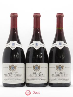 Volnay 1er Cru Clos des Chênes Château de Meursault  2011 - Lot of 3 Bottles