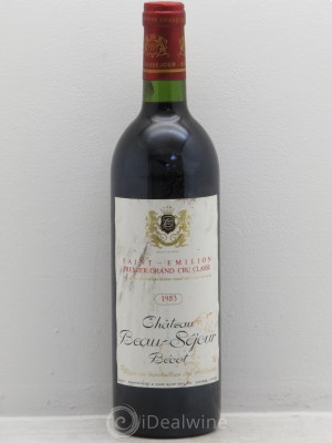 Château Beau-Séjour Bécot 1er Grand Cru Classé B  1983 - Lot of 1 Bottle