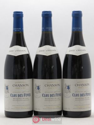 Beaune 1er Cru Clos des Fèves Chanson  2005 - Lot of 3 Bottles