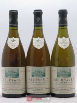 Meursault Clos de Mazeray Jacques Prieur (Domaine)  2004 - Lot of 3 Bottles