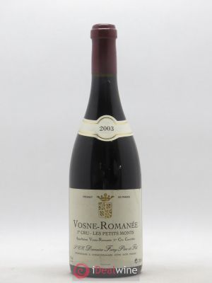 Vosne-Romanée 1er Cru Les Petits Monts Forey Père et Fils (Domaine)  2003 - Lot of 1 Bottle