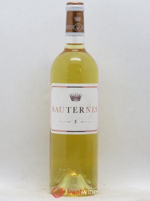 Sauternes Cuvée N°3 (no reserve) 2003 - Lot of 1 Bottle