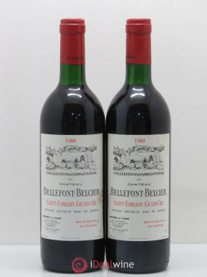 Château Bellefont-Belcier Grand Cru Classé (no reserve) 1988 - Lot of 2 Bottles