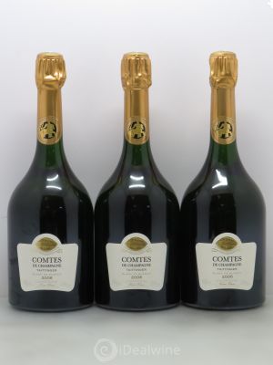 Comtes de Champagne Champagne Taittinger  2006 - Lot de 3 Bouteilles